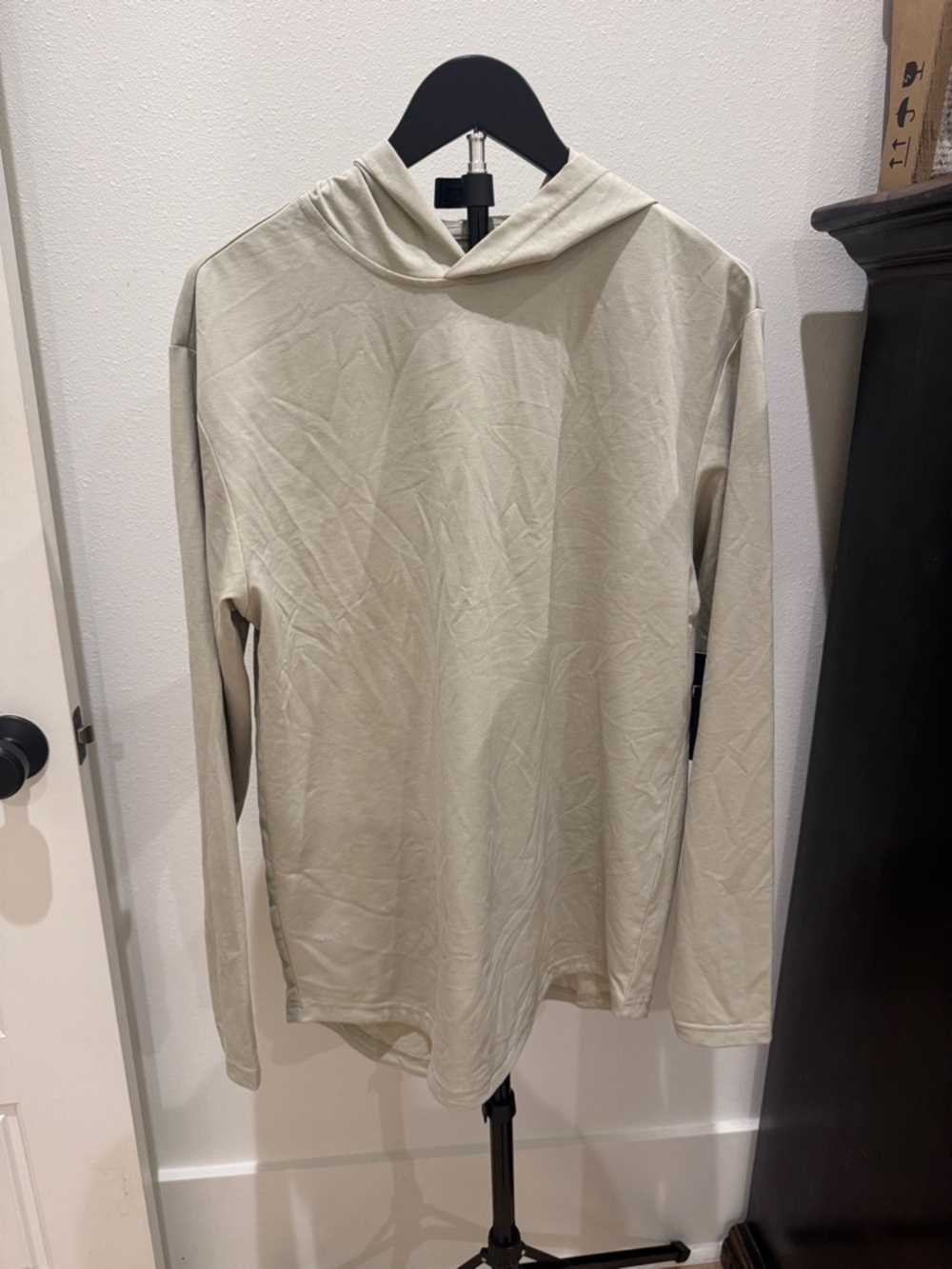 BYLT Basics Sandstone Crew Neck Long Sleeve Top‎
